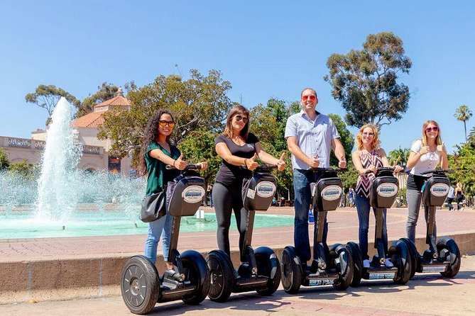 Private Balboa Park Segway Tour - Learning to ride before entering the park