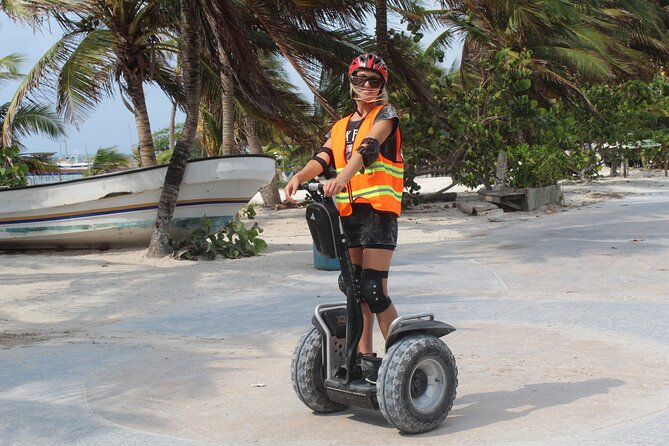 Private Segway Adventure and Beach Break in Costa Maya - The refreshment stop by the blue water