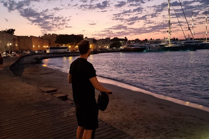 Rhodes by Night Segway Route - Learning to ride before entering the Old Town