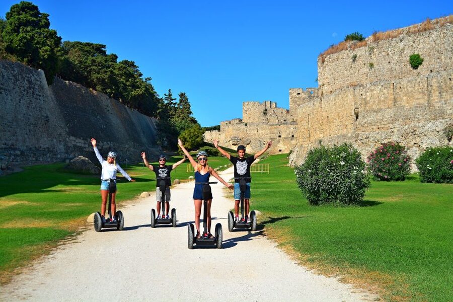Rhodes: Explore the New and Medieval City on a Segway - The first ride through Rhodes Old Town