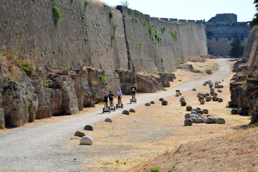 Rhodes: Explore the New and Medieval City on a Segway - Church of the Virgin of the Burgh and the medieval moat