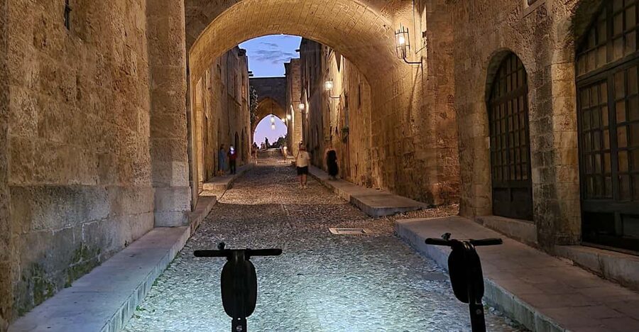 Rhodes: Rhodes by night Segway route - The Palace of the Grand Masters