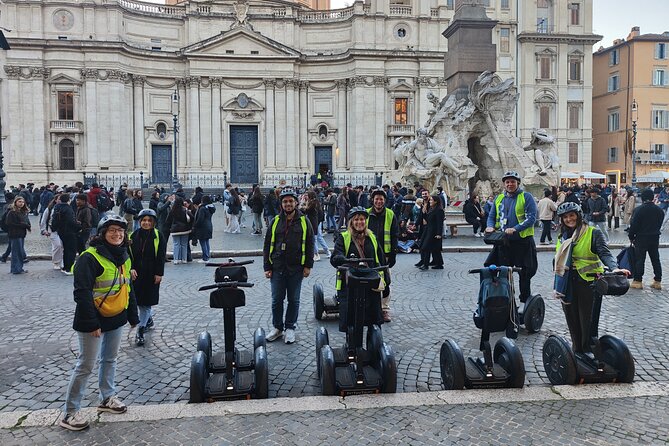 Rome at Night Segway Small Group Tour - Trevi Fountain after dark