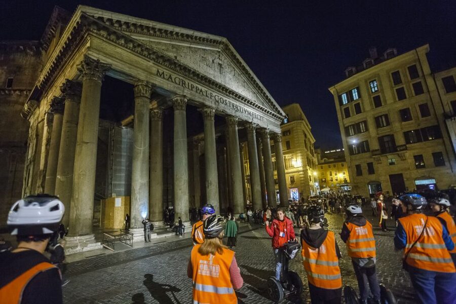 Rome: Night Segway Tour - Largo di Torre Argentina and the route into ancient Rome