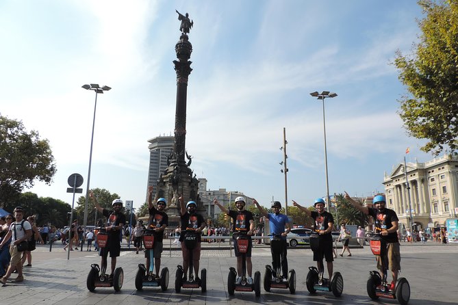 Seaside Segway Tour in Barcelona - The Columbus Monument Marks the Edge of the Old City