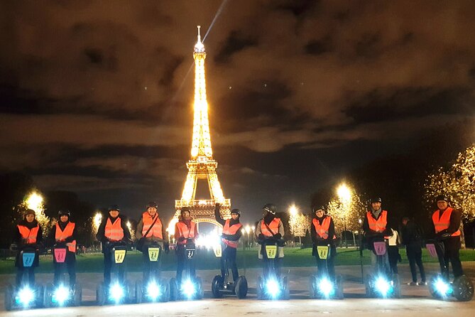 Segway by night ! Illuminated Paris - Grand Palais and Petit Palais show off Parisian elegance