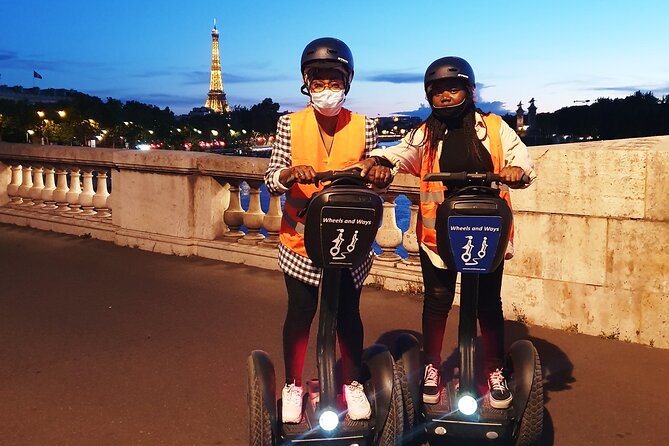 Segway by night ! Illuminated Paris - Pont Alexandre III is built for night views