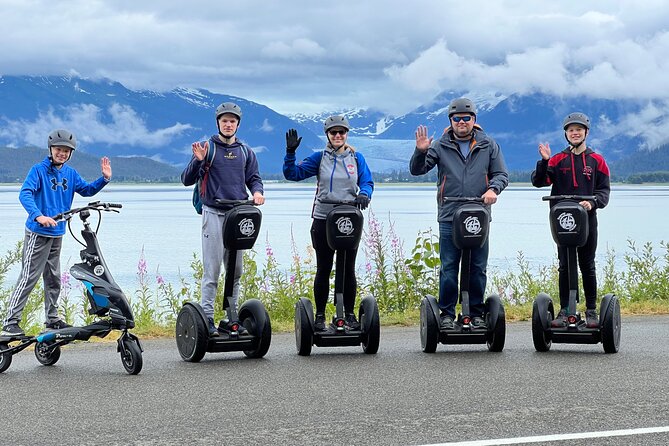 Segway Coastal Scenic Rainforest Tour - Coastal riding with Mendenhall Glacier in view