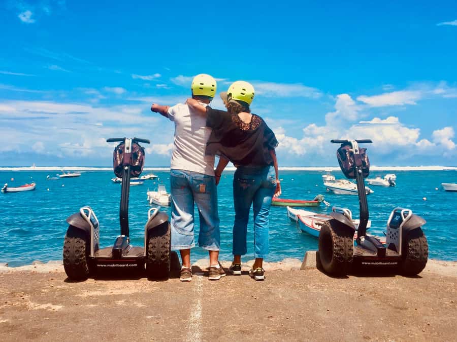 Segway Etang-Salé Rando Nature Réunion Island - The lagoon and the open shore