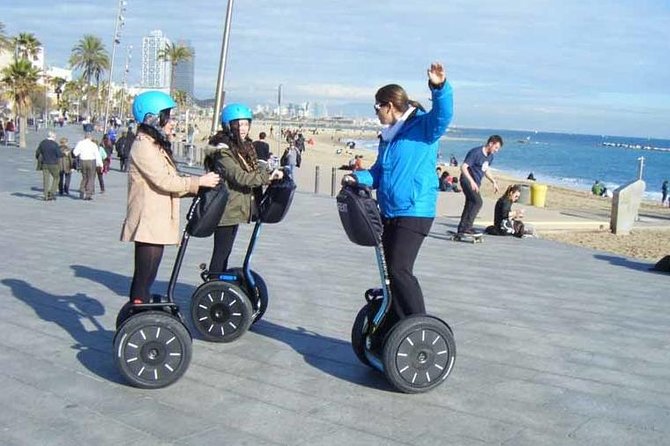 Segway Flexible Private Tour in Barcelona - Learning to ride with Ivan, Felipe, Pablo, or Lunis