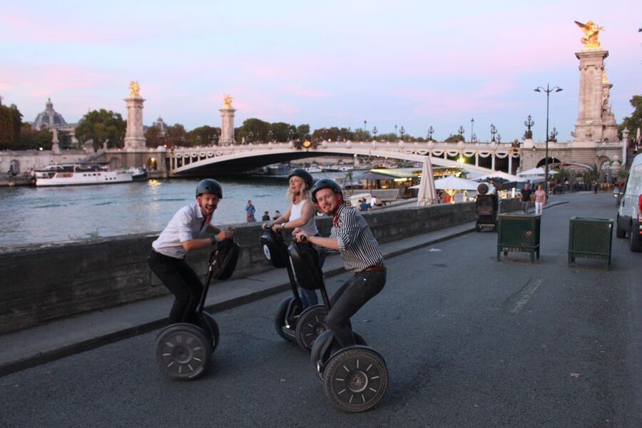 Segway private tour Lights of Paris - The Eiffel Tower is the payoff