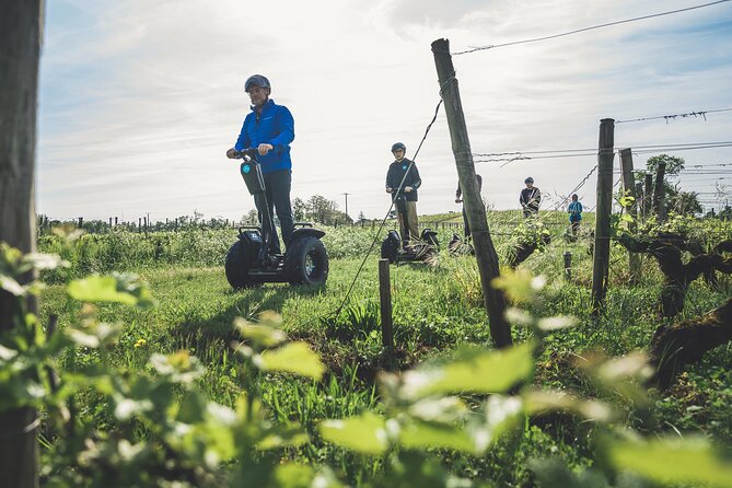 Segway ride between Lac Bleu and the castles of Pessac-Léognan - Riding from Lac Bleu into wine country