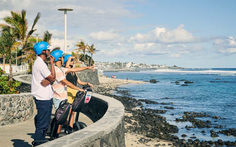 Segway Saint Pierre Town Tour Reunion Island - Port de Plaisance: Saint-Pierre’s seaward face