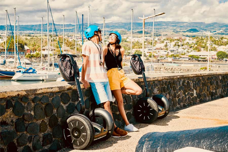 Segway Saint Pierre Town Tour Reunion Island - Hôtel de Ville and neo-classical Saint-Pierre