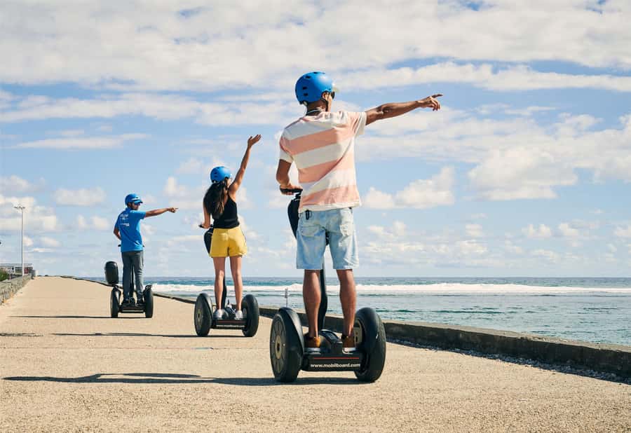 Segway Saint Pierre Town Tour Reunion Island - Religious sites close together
