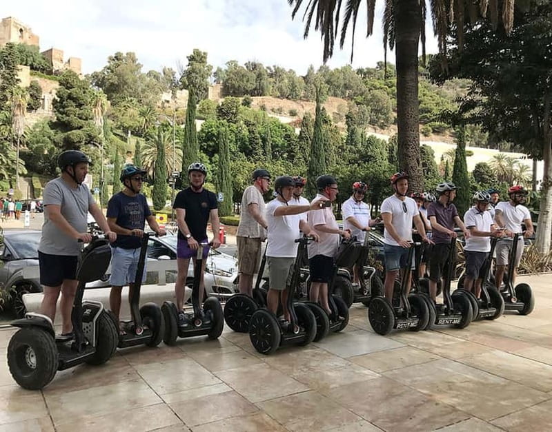Segway Tour in Málaga: Gibralfaro Castle Port & Bullring - The Alcazaba stop and the ride back downhill