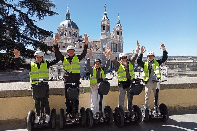 Segway Tour Madrid monumental - Learning to ride before Plaza Mayor