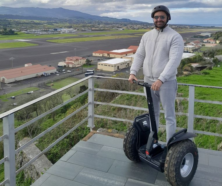 Segway Tour Praia da Vitoria | Terceira Island - Reaching Facho viewpoint above the city