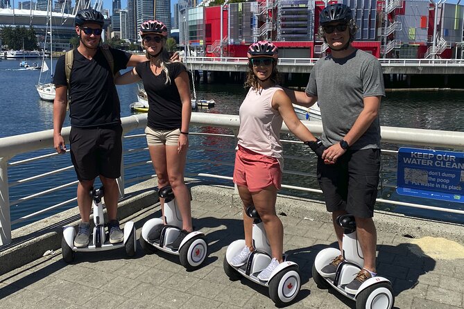 Small Group Segway tour to False Creek/English Bay - Getting comfortable around Lost Lagoon and Stanley Park