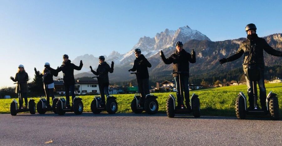 St. Johann in Tirol: Segway Tour! - Learning to balance before the ride