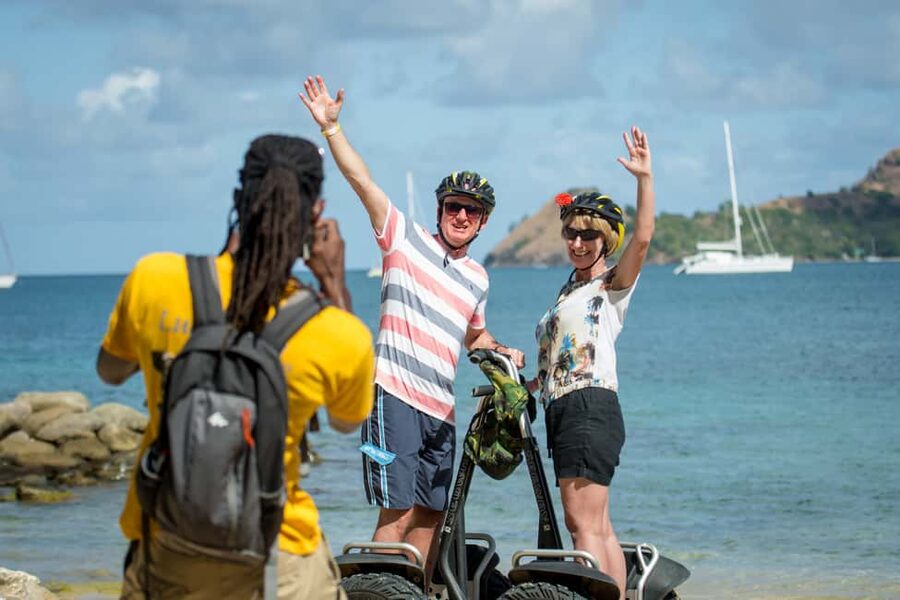 St. Lucia: Rodney Bay Village Segway - Following the nature trail toward Reduit Beach