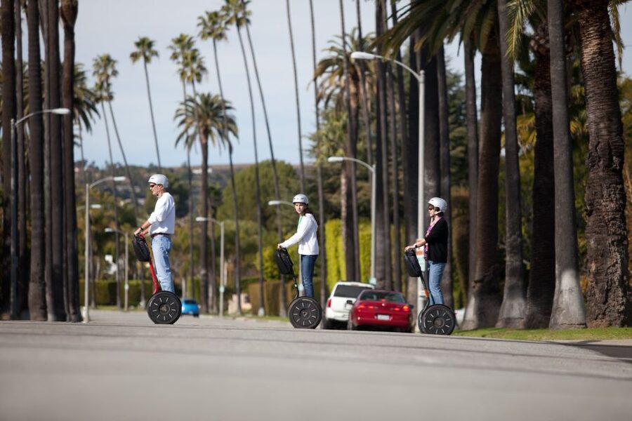 The Beverly Hills Segway Tour - The Beverly Hills sign and a chance for photographs