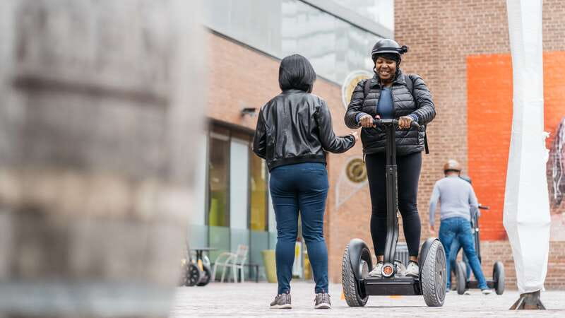 Toronto: Short Distillery District Segway Tour - Learning the Segway before the ride