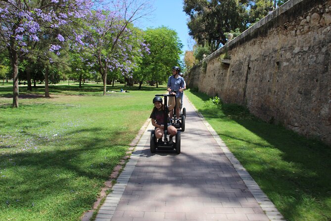 Turia Gardens Private Segway Tour - The Royal Gardens, with sculptures and parrots