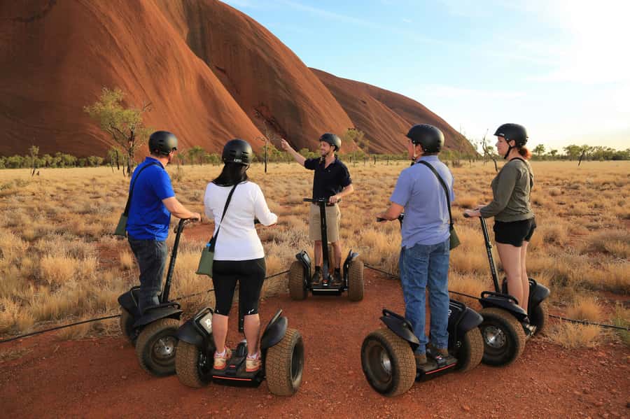 Uluru Base Segway Tour at Sunrise - Learning the Segway before the main ride