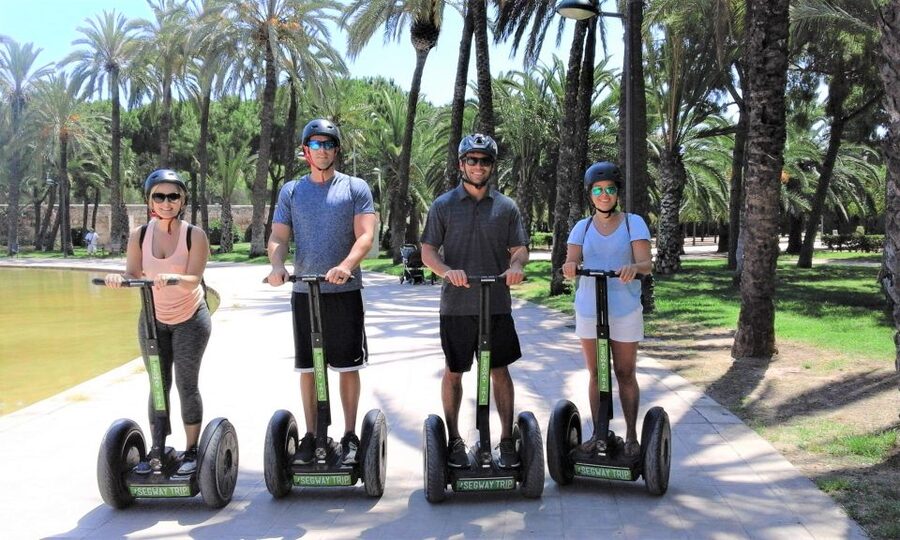 Valencia: Cabecera Park and Bioparc Segway Tour - The waterworks and the old river bed