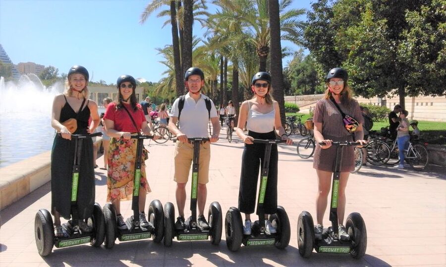 Valencia: Cabecera Park and Bioparc Segway Tour - Serranos Towers and the first old-town views