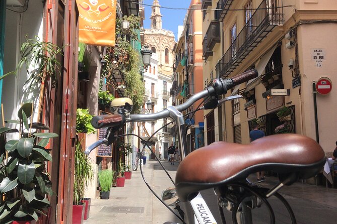 Valencia Old Town Private Tour by Bike or Electric Ride - Cathedral façades and the Miguelete view