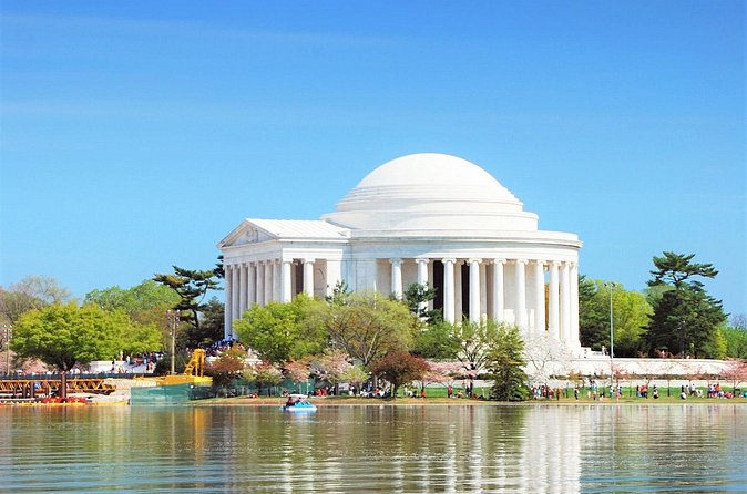 Washington DC "See the City" Guided Sightseeing Segway Tour - Korean War Memorial, cherry blossoms, and wartime memory