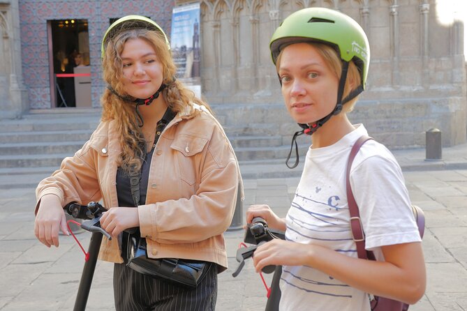 Welcome to Barcelona Segway and eScooter Tour - Practice again at Plaça dels Traginers