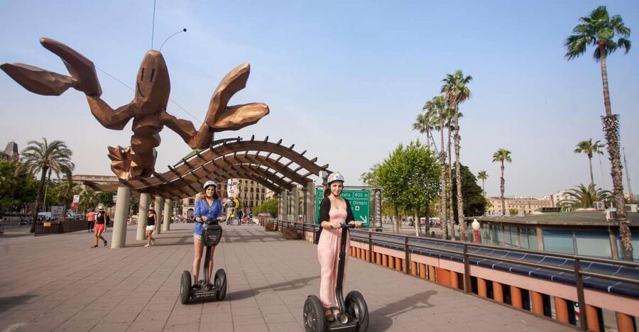 ❤️Welcome to Barcelona❤️ Segway Tour - Barceloneta, the beach, and the Olympic Port