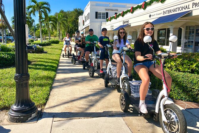 Your Ride Your Adventure Trikes Mopeds Segways and Bike Tour - Third Street South Shows Naples at Its Polished Best