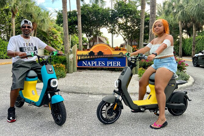 Your Ride Your Adventure Trikes Mopeds Segways and Bike Tour - Naples City Dock Connects the Route